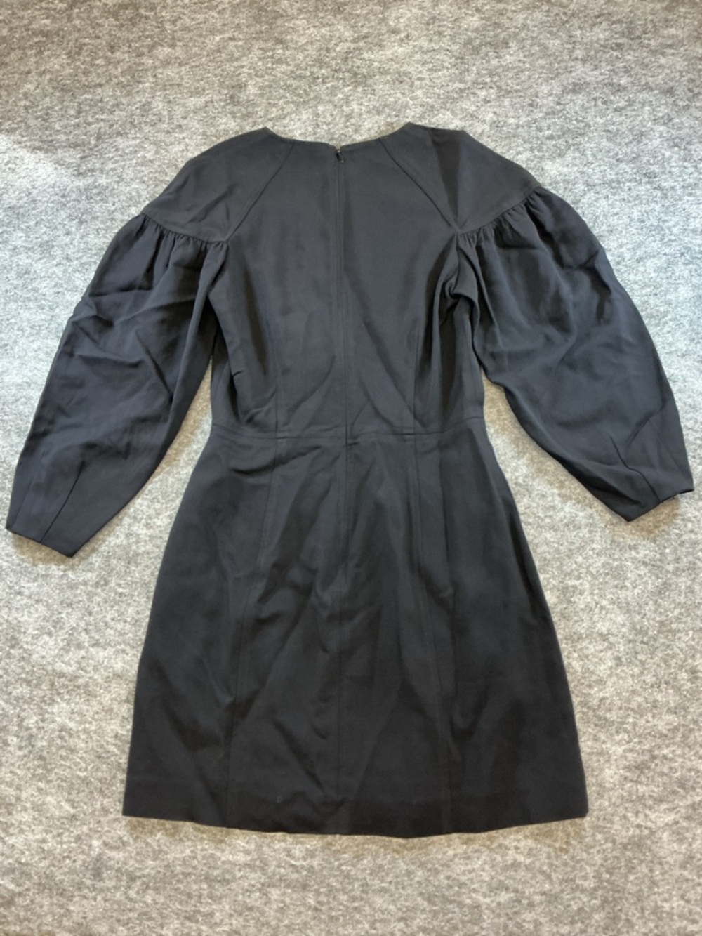 A.L.C Women's Puff Sleeve Black Dress Best Fits Size S - Picture 4 of 4